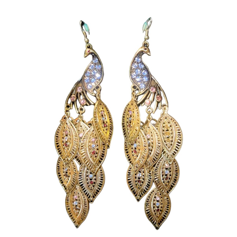 Peacock Earrings